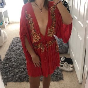Free People Pretty Pineapple Dress